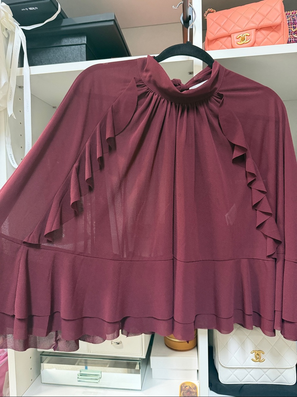 Zara Ruffled Cape
